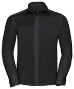 Russell Athletic Collection Long Sleeve Tailored Ultimate Non-iron Shirt – Custom Embroidered & Printed Shirts