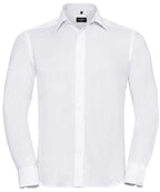 Russell Athletic Collection Long Sleeve Tailored Ultimate Non-iron Shirt – Custom Embroidered & Printed Shirts