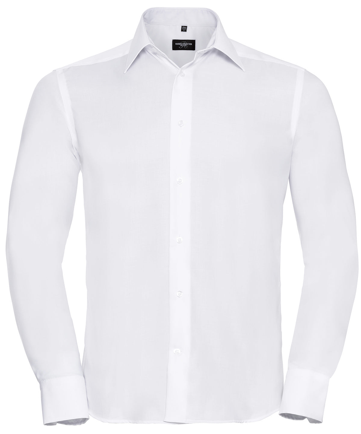 Russell Athletic Collection Long Sleeve Tailored Ultimate Non-iron Shirt – Custom Embroidered & Printed Shirts