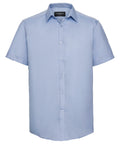 Russell Athletic Collection Short Sleeve Herringbone Shirt – Custom Embroidered & Printed Shirts
