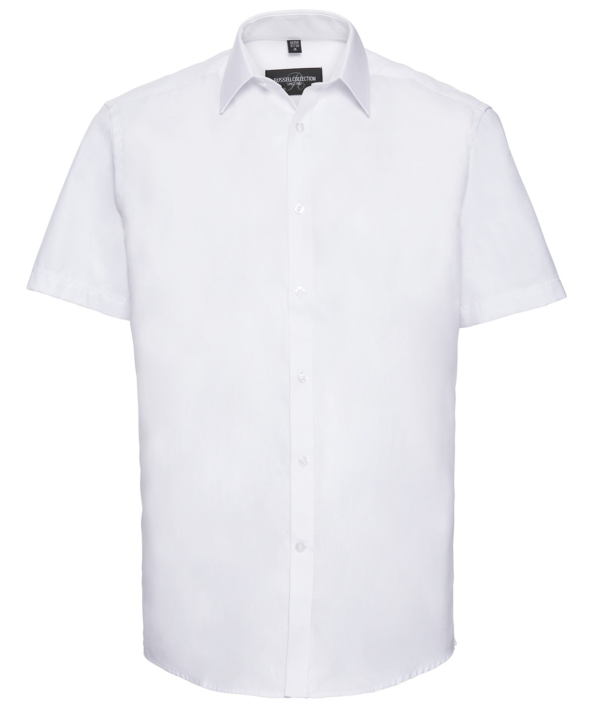 Russell Athletic Collection Short Sleeve Herringbone Shirt – Custom Embroidered & Printed Shirts