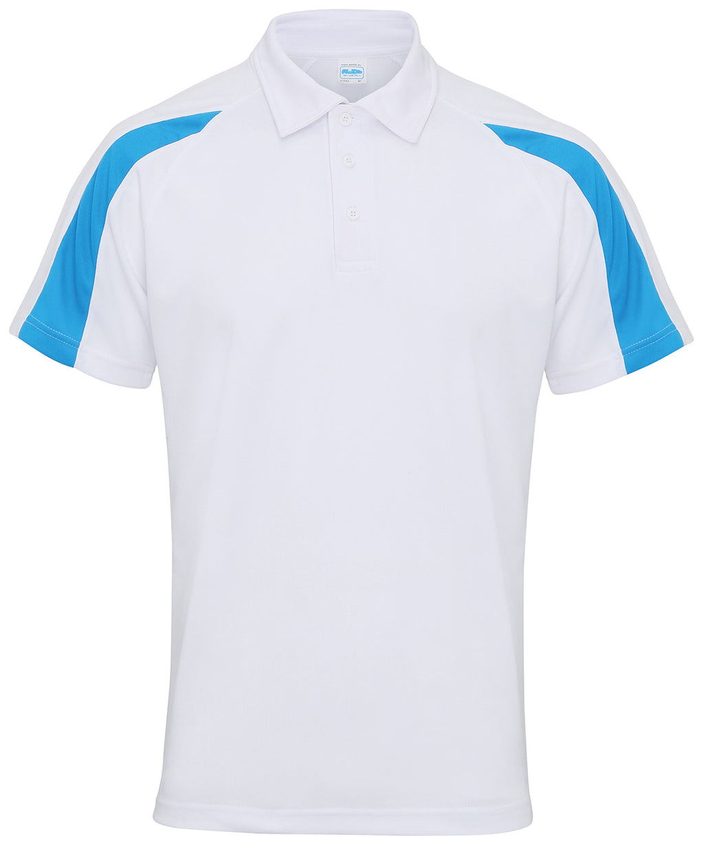 AWDis Just Cool Contrast Cool Polo Shirt – Custom Embroidered & Printed Men's Polo Shirts
