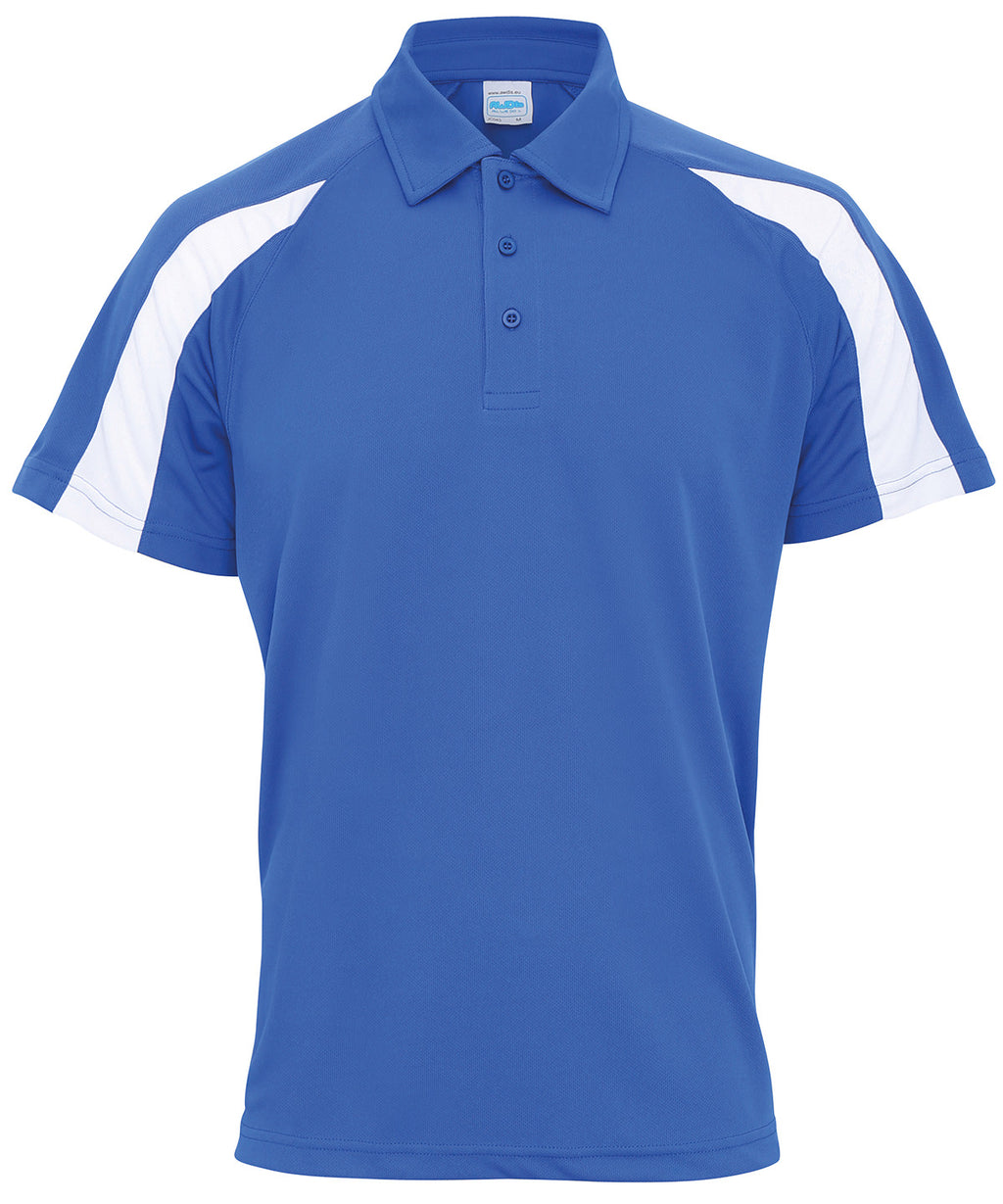 AWDis Just Cool Contrast Cool Polo Shirt – Custom Embroidered & Printed Men's Polo Shirts