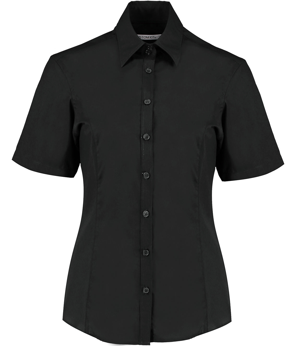 Kustom Kit Business Blouse Short-sleeved (tailored Fit) Garment – Custom Embroidered & Printed Women's Blouses