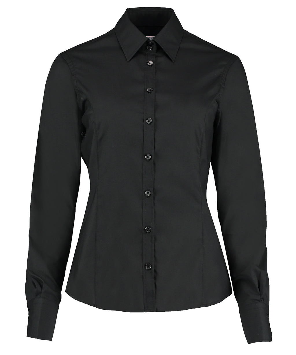 Kustom Kit Business Blouse Long-sleeved (tailored Fit) Garment – Custom Embroidered & Printed Women's Blouses
