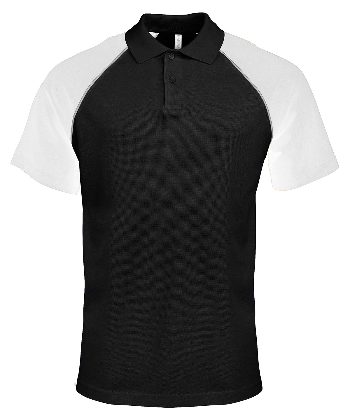 Kariban Polo Baseball Contrast Polo Shirt – Custom Embroidered & Printed Polo Shirts
