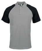 Kariban Polo Baseball Contrast Polo Shirt – Custom Embroidered & Printed Polo Shirts