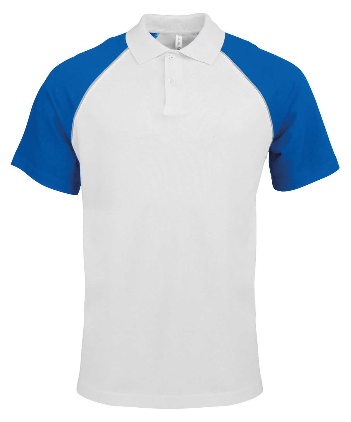 Kariban Polo Baseball Contrast Polo Shirt – Custom Embroidered & Printed Polo Shirts