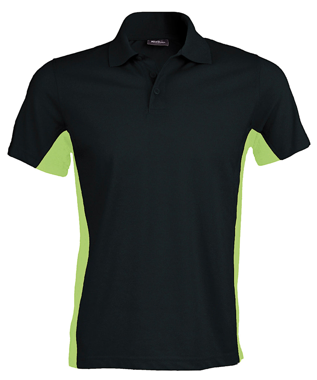 Kariban Flags Short Sleeve Bi-colour Polo Shirt – Custom Embroidered & Printed Polo Shirts