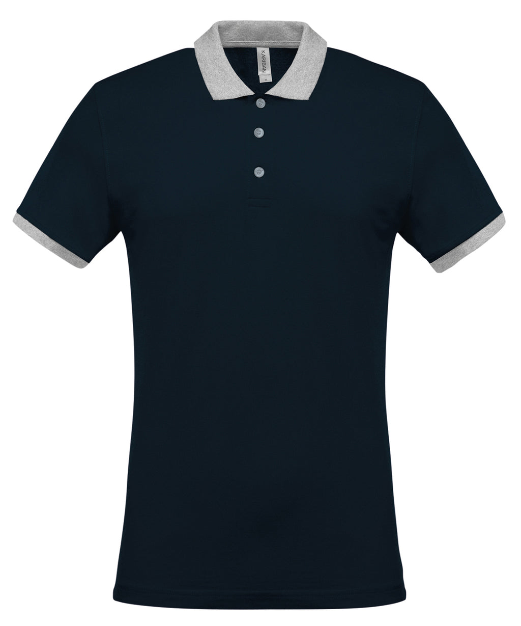 Kariban Two-tone Piqué Polo Shirt – Custom Embroidered & Printed Polo Shirts