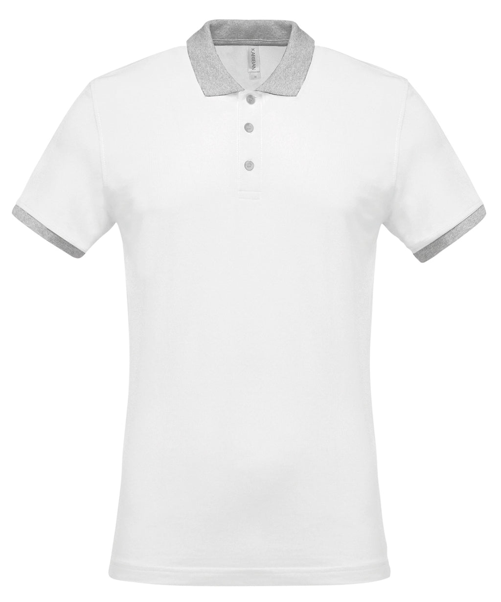Kariban Two-tone Piqué Polo Shirt – Custom Embroidered & Printed Polo Shirts