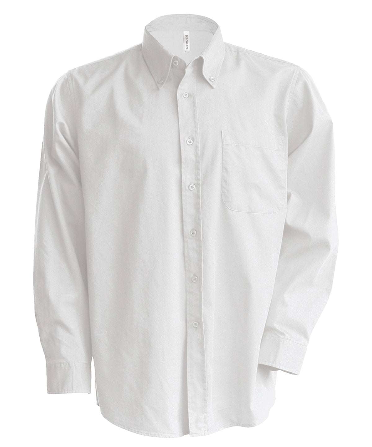Kariban Men's Long-sleeved Oxford Shirt – Custom Embroidered & Printed Shirts