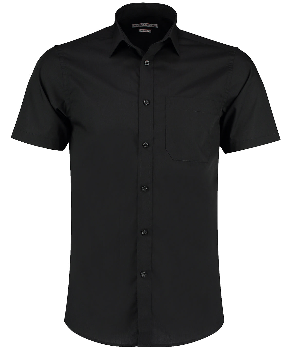 Kustom Kit Poplin Shirt Short-sleeved (tailored Fit) – Custom Embroidered & Printed Shirts
