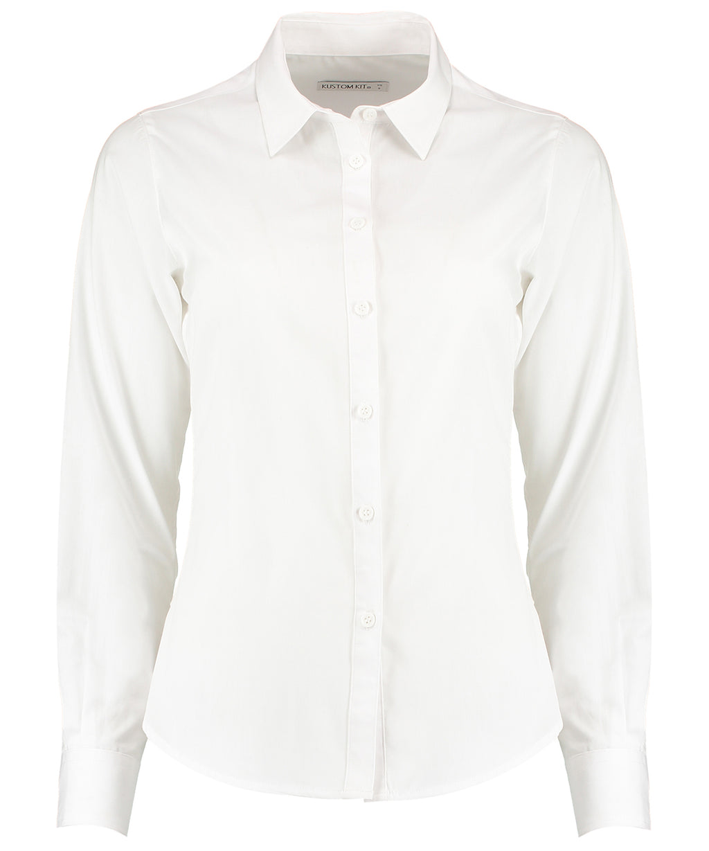 Kustom Kit Women's Poplin Shirt Long Sleeve – Custom Embroidered & Printed Shirts