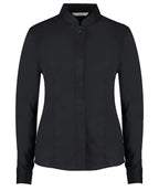 Kustom Kit Women's Mandarin Collar Shirt Long-sleeved (tailored Fit) – Custom Embroidered & Printed Shirts