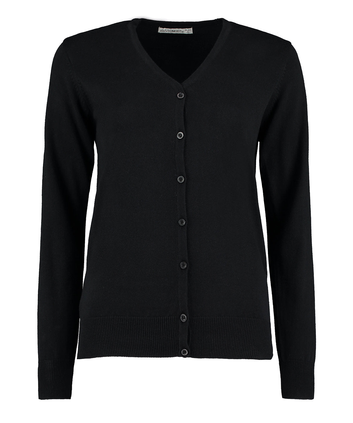 Kustom Kit Women's Arundel V-neck Cardigan Long Sleeve (classic Fit) Garment – Custom Embroidered & Printed Cardigans