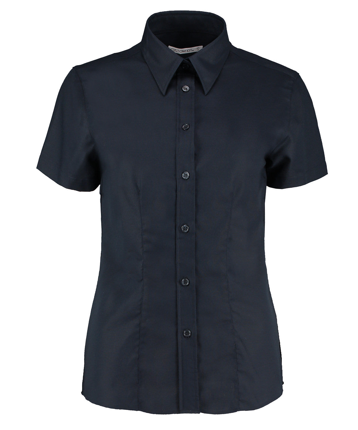 Kustom Kit Women's Workplace Oxford Blouse Short-sleeved (tailored Fit) Garment – Custom Embroidered & Printed Blouses