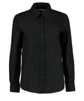 Kustom Kit Women's Workplace Oxford Blouse Long-sleeved (tailored Fit) Garment – Custom Embroidered & Printed Blouses