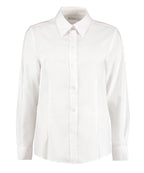 Kustom Kit Women's Workplace Oxford Blouse Long-sleeved (tailored Fit) Garment – Custom Embroidered & Printed Blouses