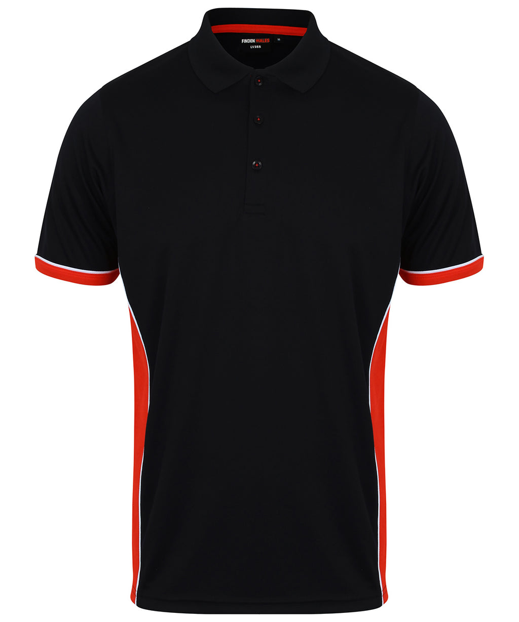 Finden & Hales Panel Polo Shirt – Custom Embroidered & Printed Polo Shirts