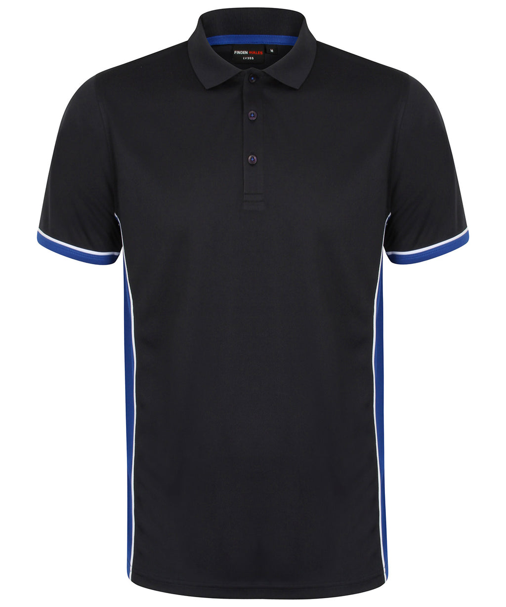 Finden & Hales Panel Polo Shirt – Custom Embroidered & Printed Polo Shirts