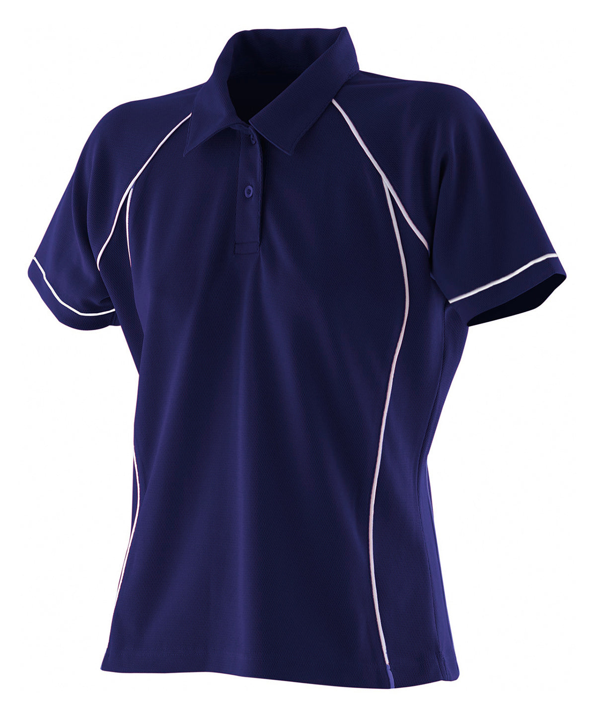 Finden & Hales Women's Piped Performance Polo Shirt – Custom Embroidered & Printed Polo Shirts