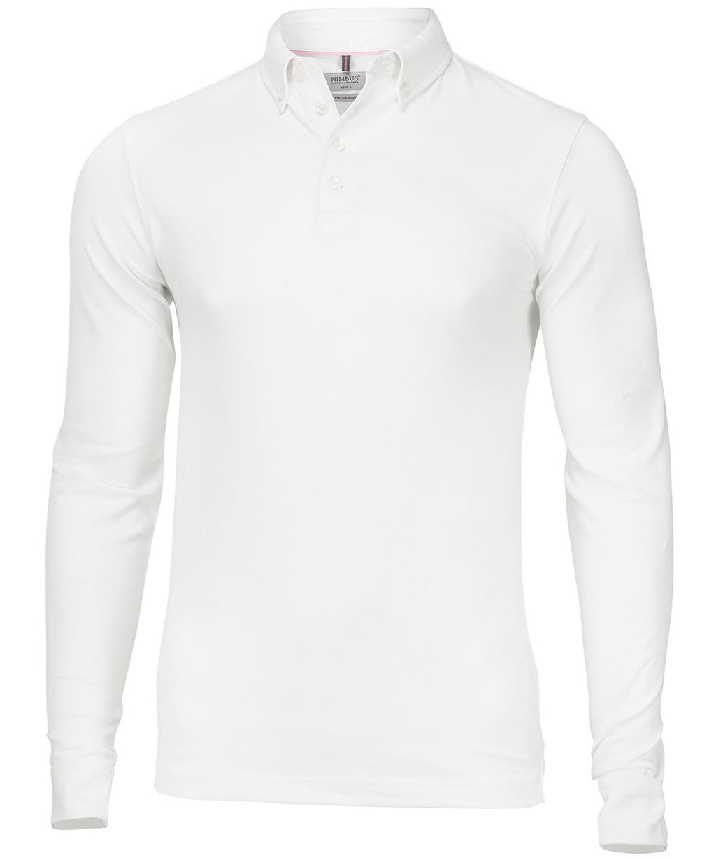 Nimbus Carlington – Deluxe Long Sleeve Polo Shirt – Custom Embroidered & Printed Polo Shirts