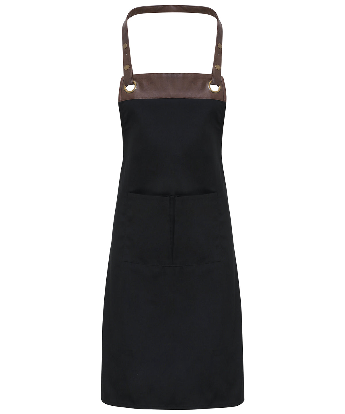 Premier Espresso Bib Apron Garment – Custom Embroidered & Printed Aprons