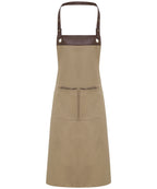 Premier Espresso Bib Apron Garment – Custom Embroidered & Printed Aprons