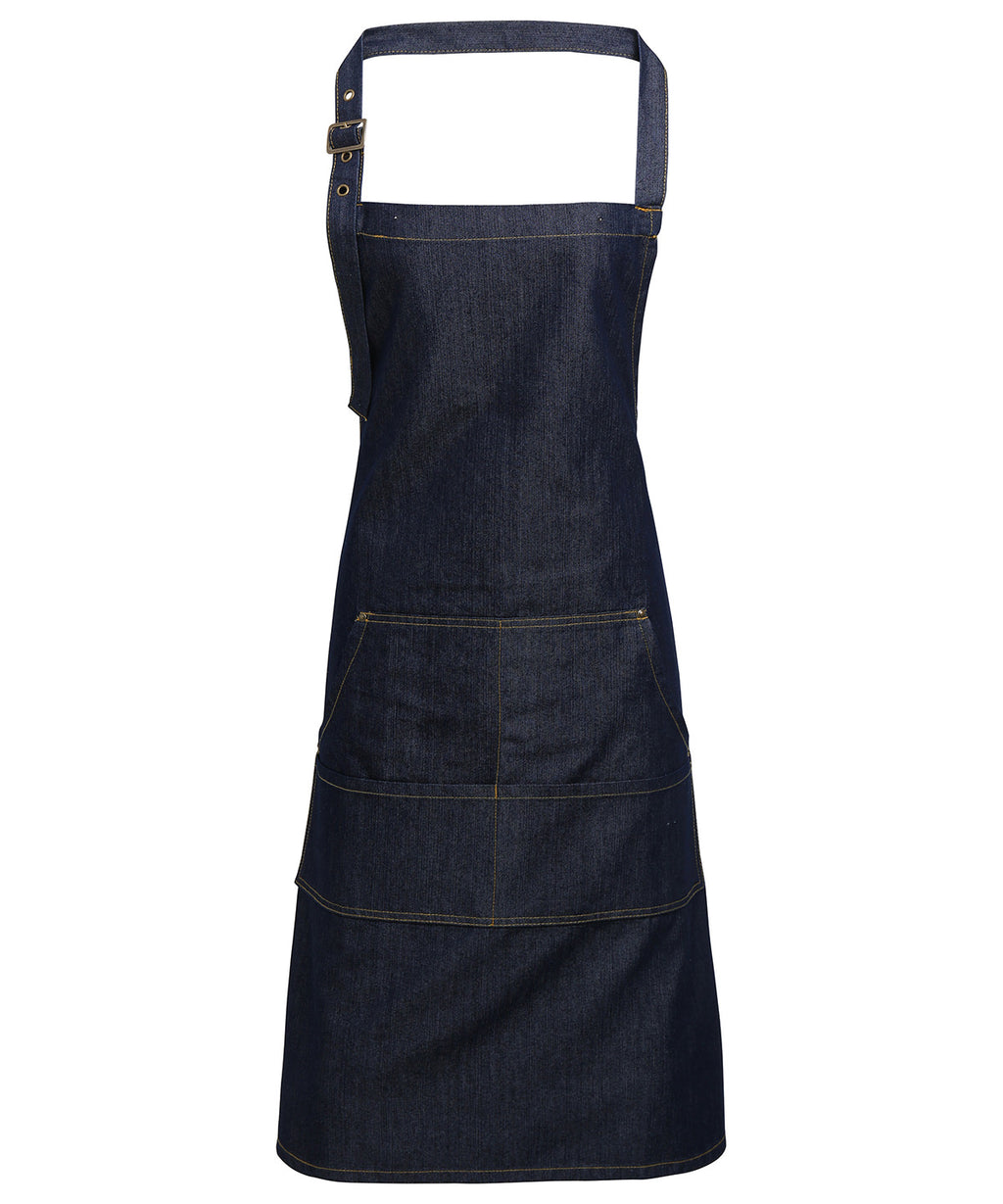 Premier Jeans Stitch Bib Apron Garment – Custom Embroidered & Printed Aprons