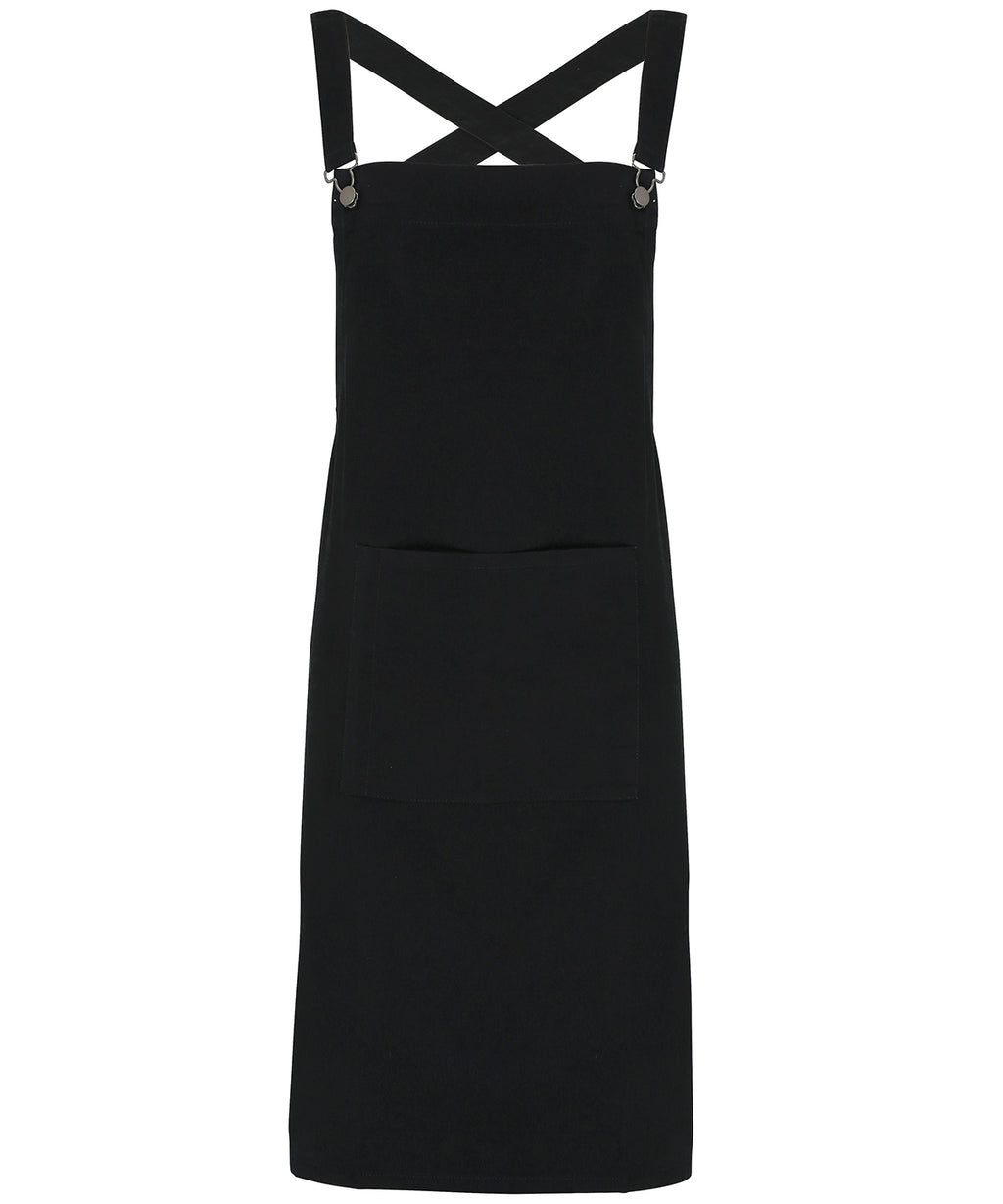 Premier Cross Back 'barista' Bib Apron Garment – Custom Embroidered & Printed Aprons