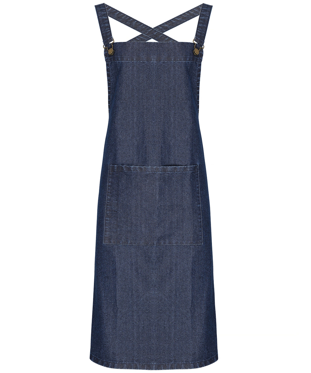 Premier Cross Back 'barista' Bib Apron Garment – Custom Embroidered & Printed Aprons