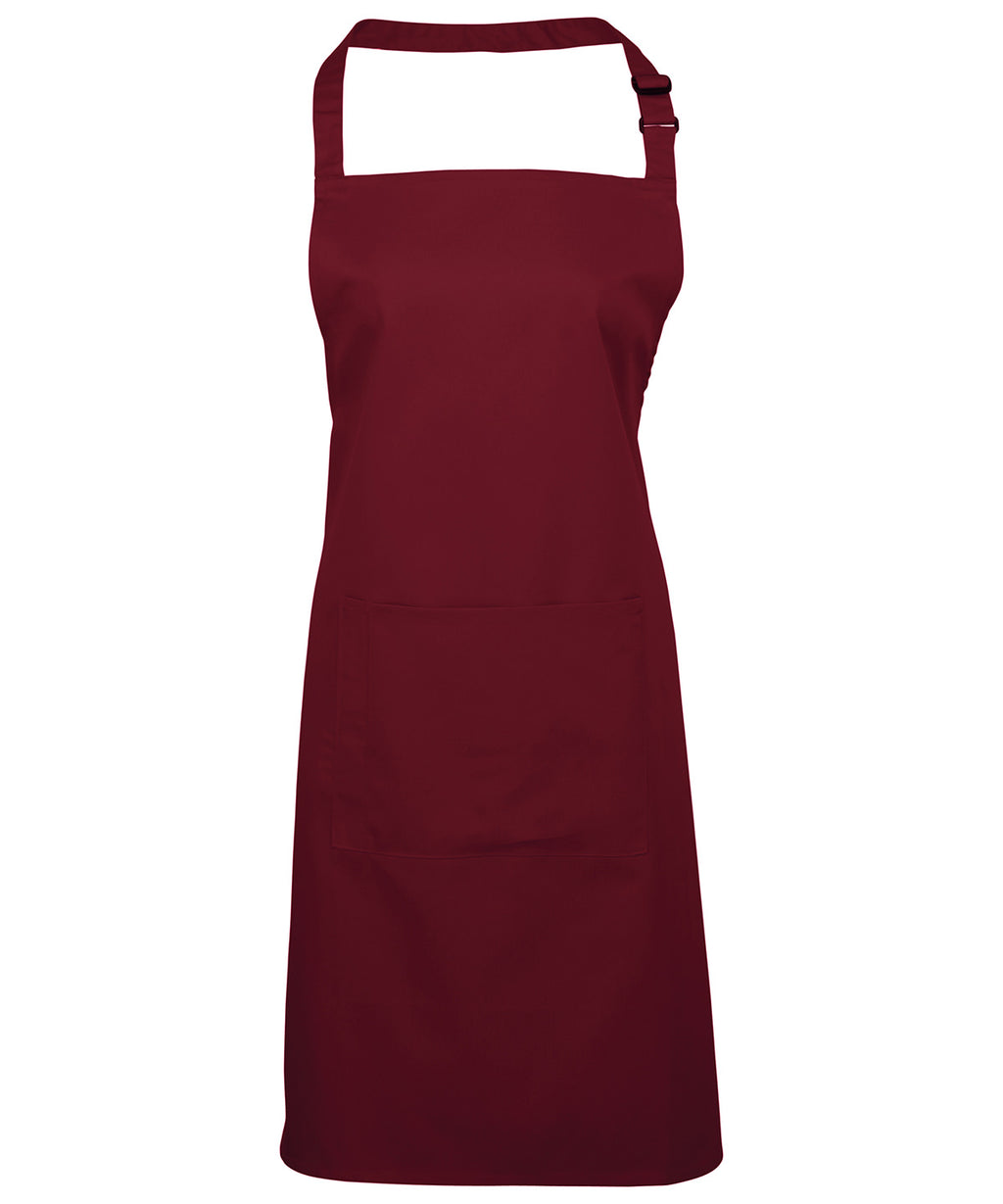 Premier Colours Bib Apron with Pocket Garment – Custom Embroidered & Printed Aprons