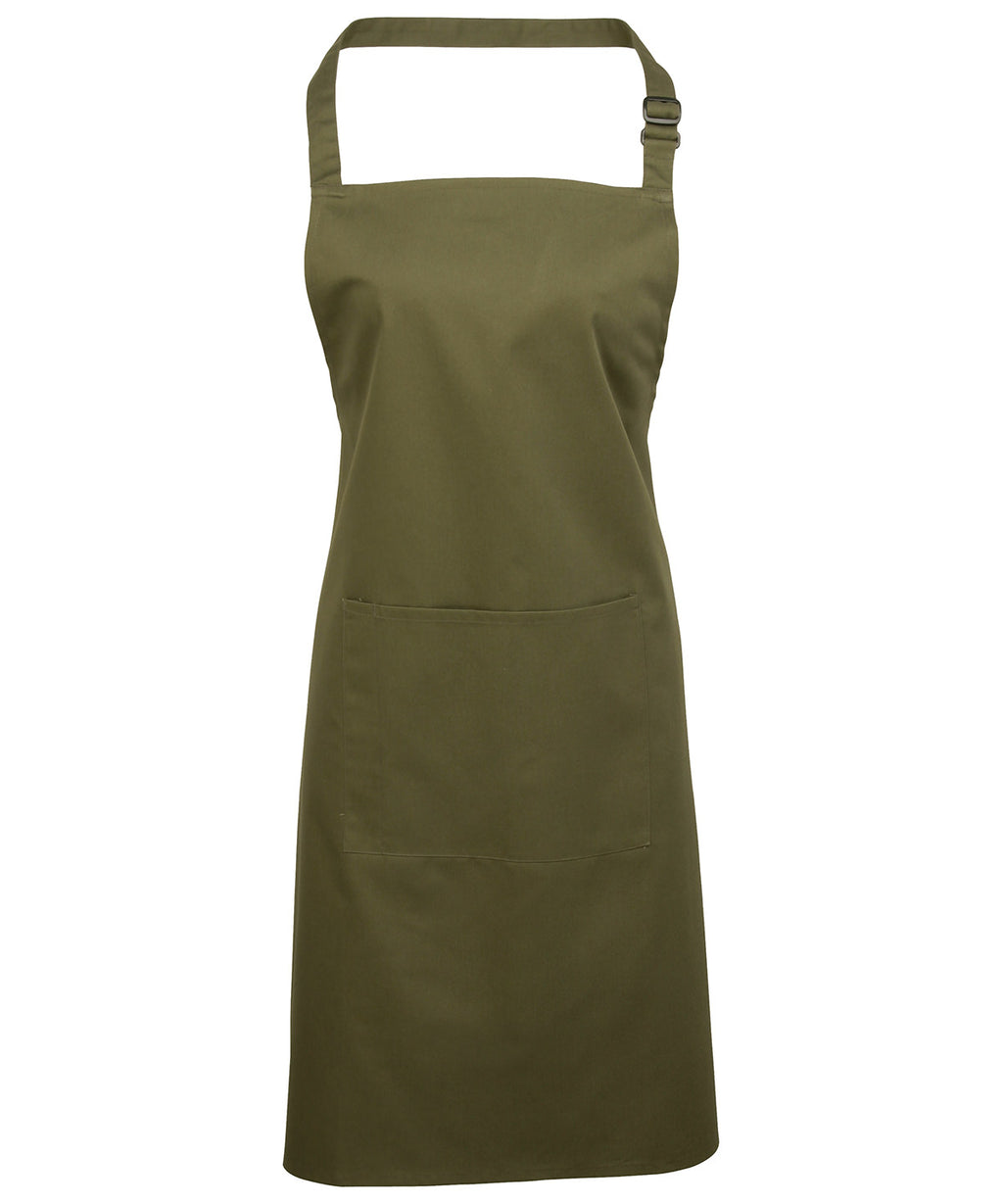 Premier Colours Bib Apron with Pocket Garment – Custom Embroidered & Printed Aprons