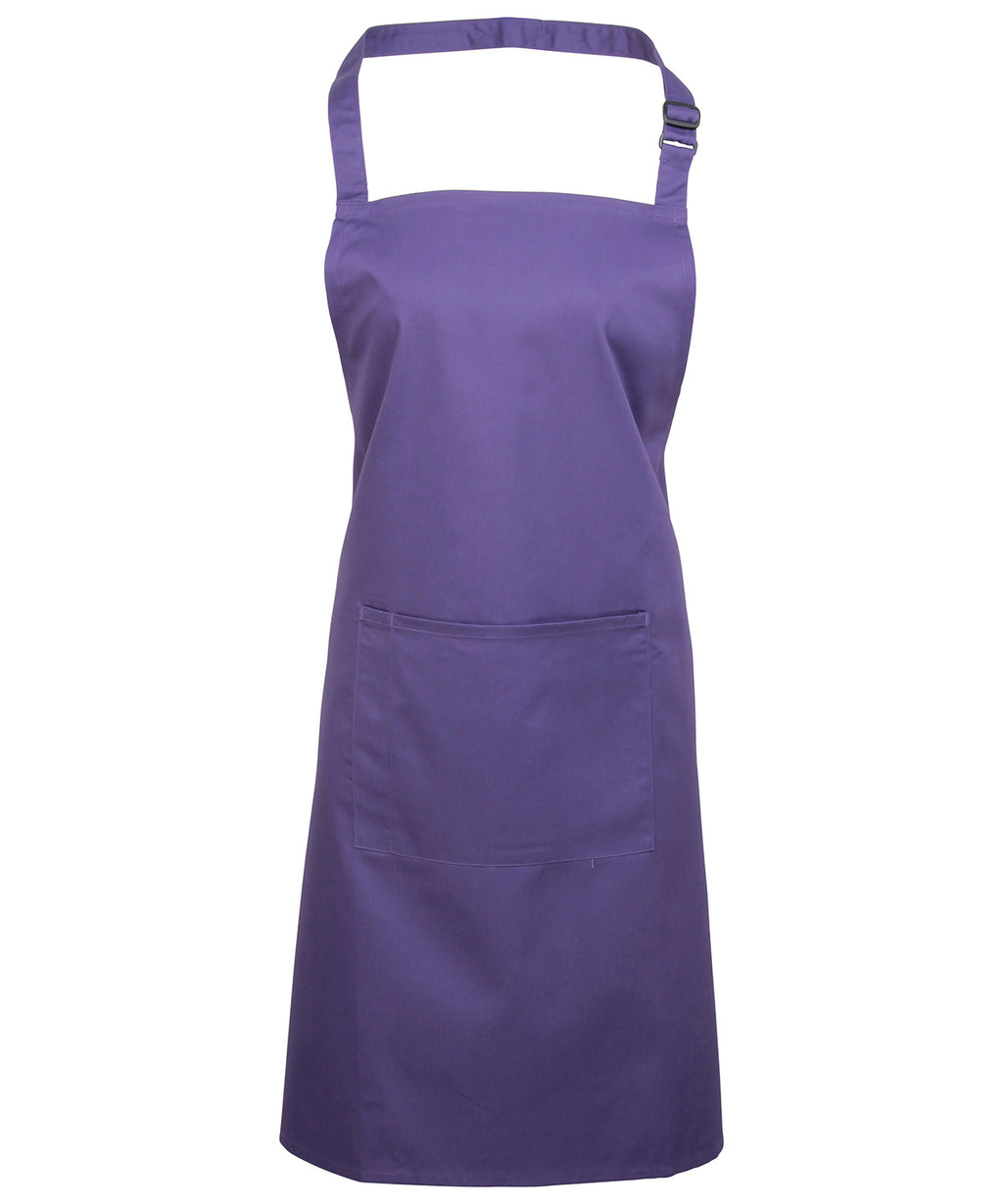 Premier Colours Bib Apron with Pocket Garment – Custom Embroidered & Printed Aprons