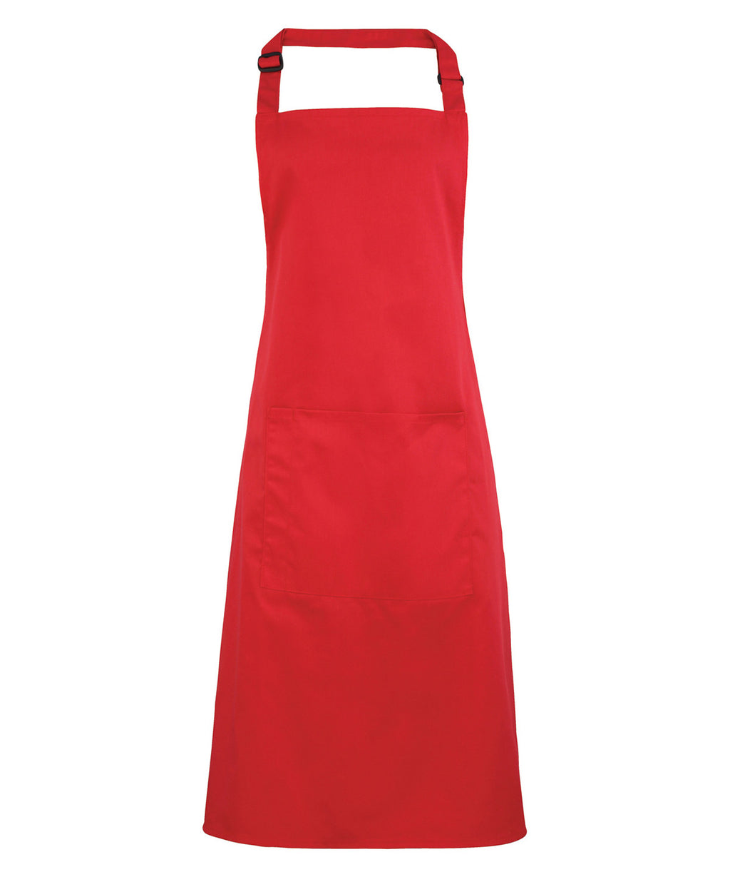 Premier Colours Bib Apron with Pocket Garment – Custom Embroidered & Printed Aprons