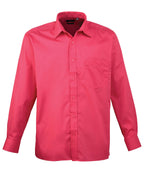 Premier Long Sleeve Poplin Shirt – Custom Embroidered & Printed Shirts