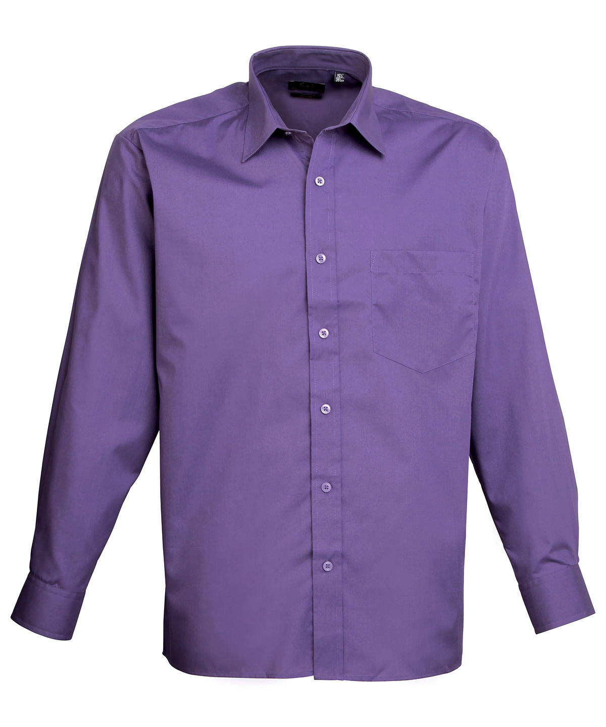 Premier Long Sleeve Poplin Shirt – Custom Embroidered & Printed Shirts