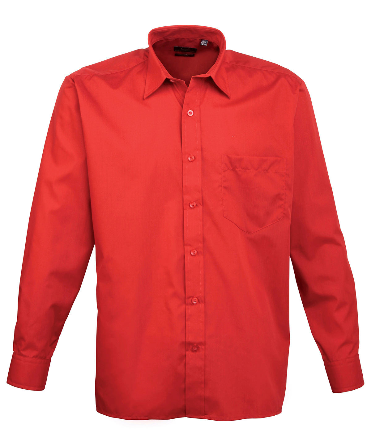 Premier Long Sleeve Poplin Shirt – Custom Embroidered & Printed Shirts