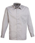 Premier Long Sleeve Poplin Shirt – Custom Embroidered & Printed Shirts