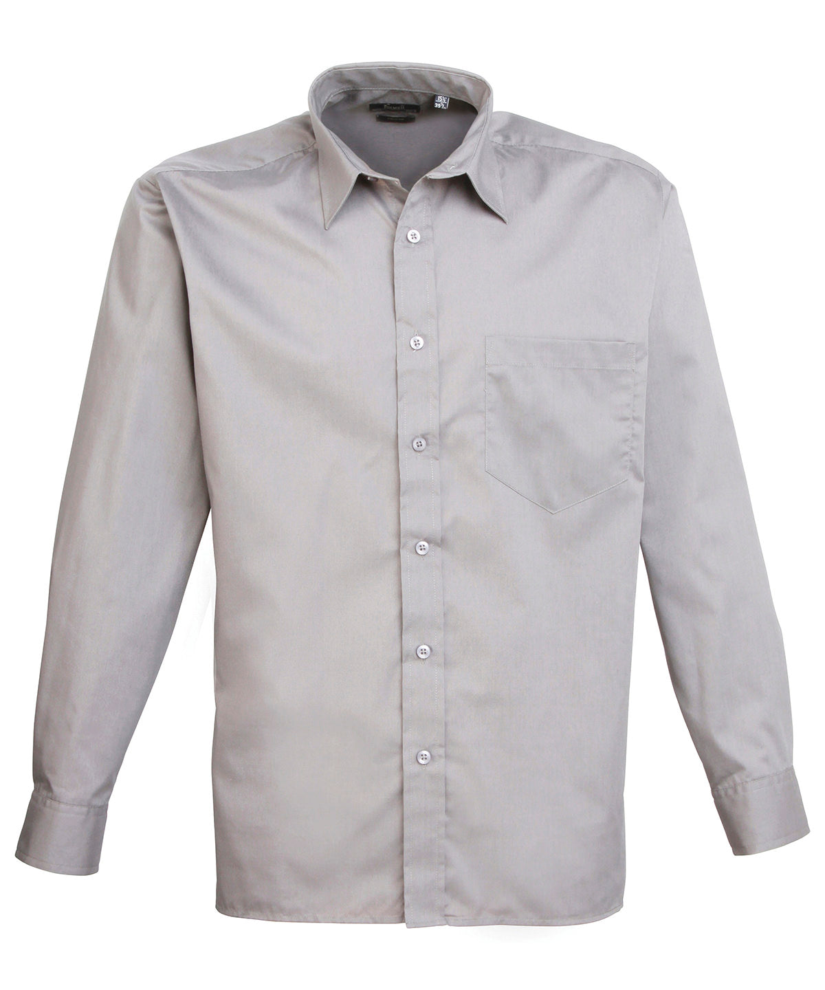 Premier Long Sleeve Poplin Shirt – Custom Embroidered & Printed Shirts