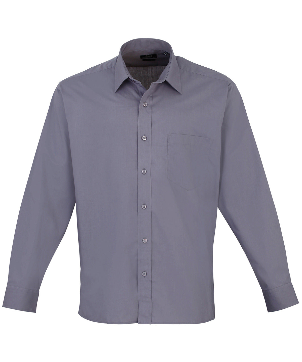 Premier Long Sleeve Poplin Shirt – Custom Embroidered & Printed Shirts