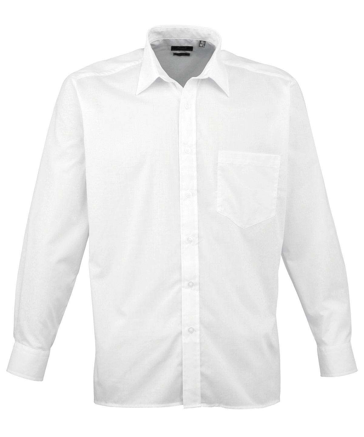 Premier Long Sleeve Poplin Shirt – Custom Embroidered & Printed Shirts