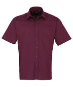 Premier Short Sleeve Poplin Shirt – Custom Embroidered & Printed Shirts