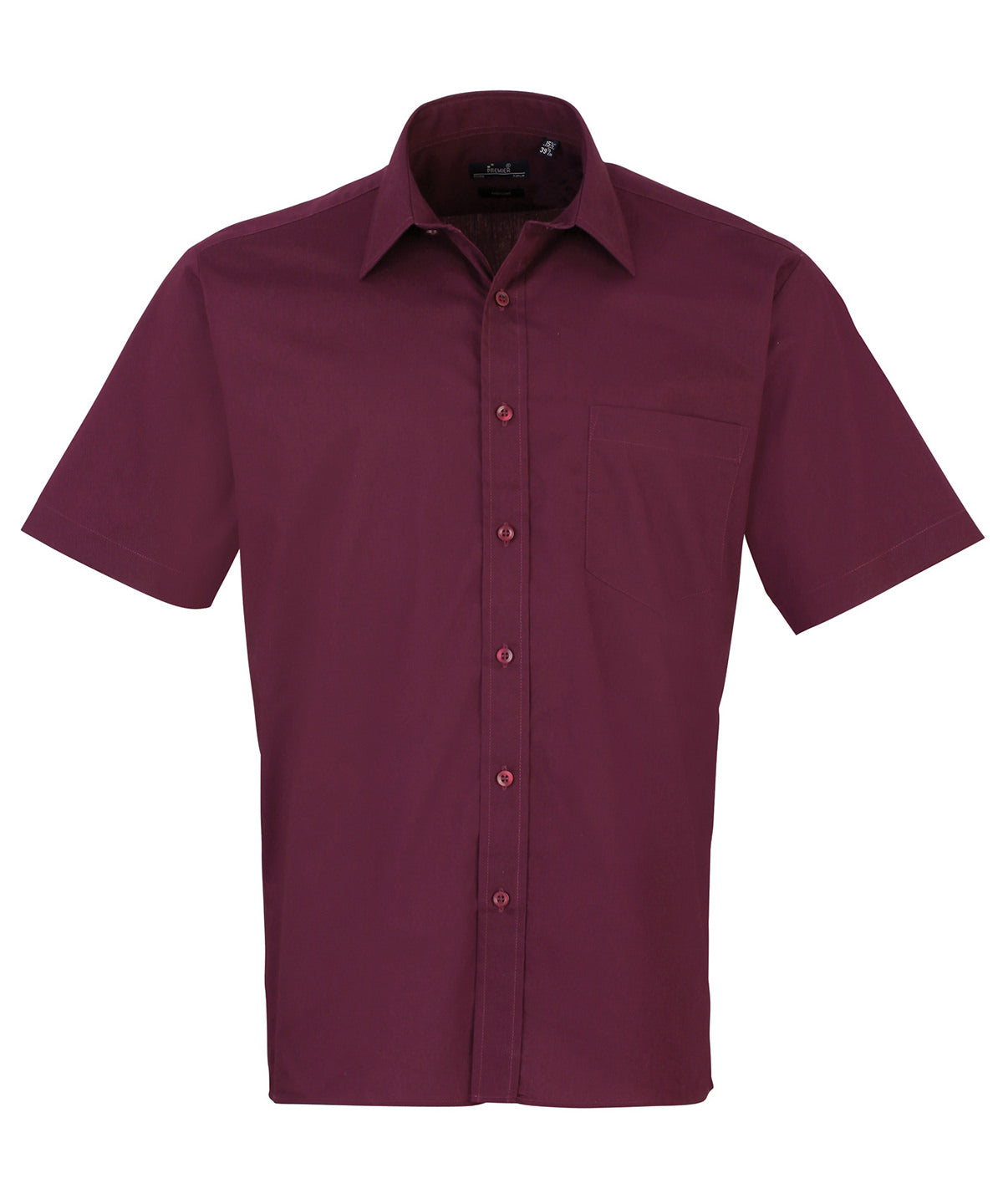 Premier Short Sleeve Poplin Shirt – Custom Embroidered & Printed Shirts
