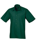 Premier Short Sleeve Poplin Shirt – Custom Embroidered & Printed Shirts
