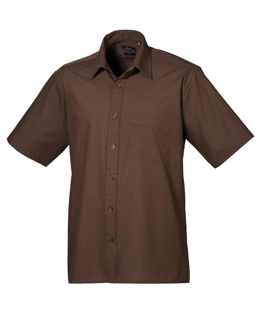 Premier Short Sleeve Poplin Shirt – Custom Embroidered & Printed Shirts