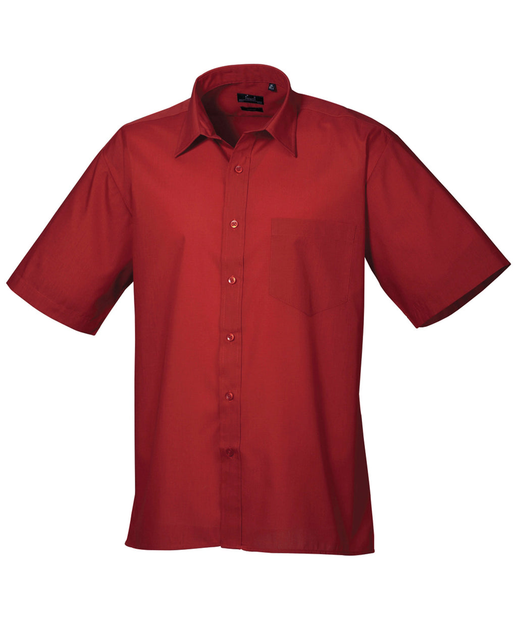 Premier Short Sleeve Poplin Shirt – Custom Embroidered & Printed Shirts
