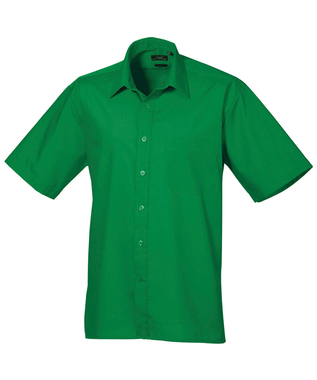 Premier Short Sleeve Poplin Shirt – Custom Embroidered & Printed Shirts