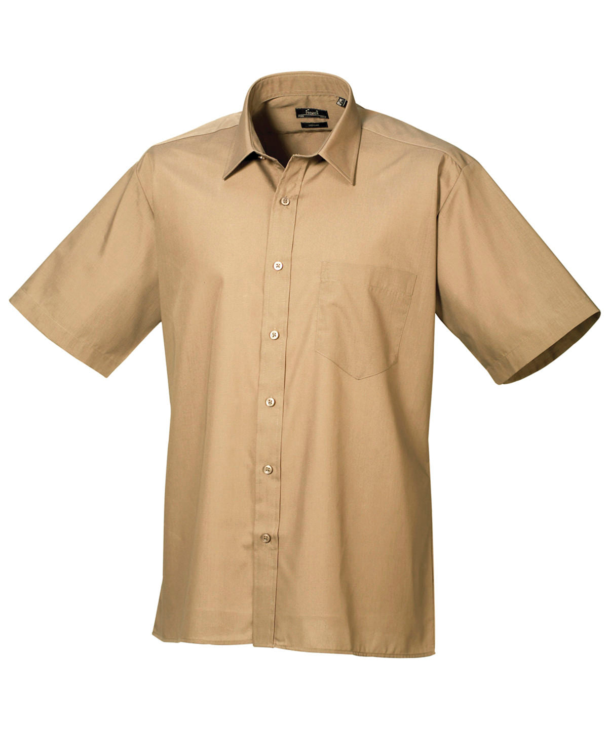Premier Short Sleeve Poplin Shirt – Custom Embroidered & Printed Shirts